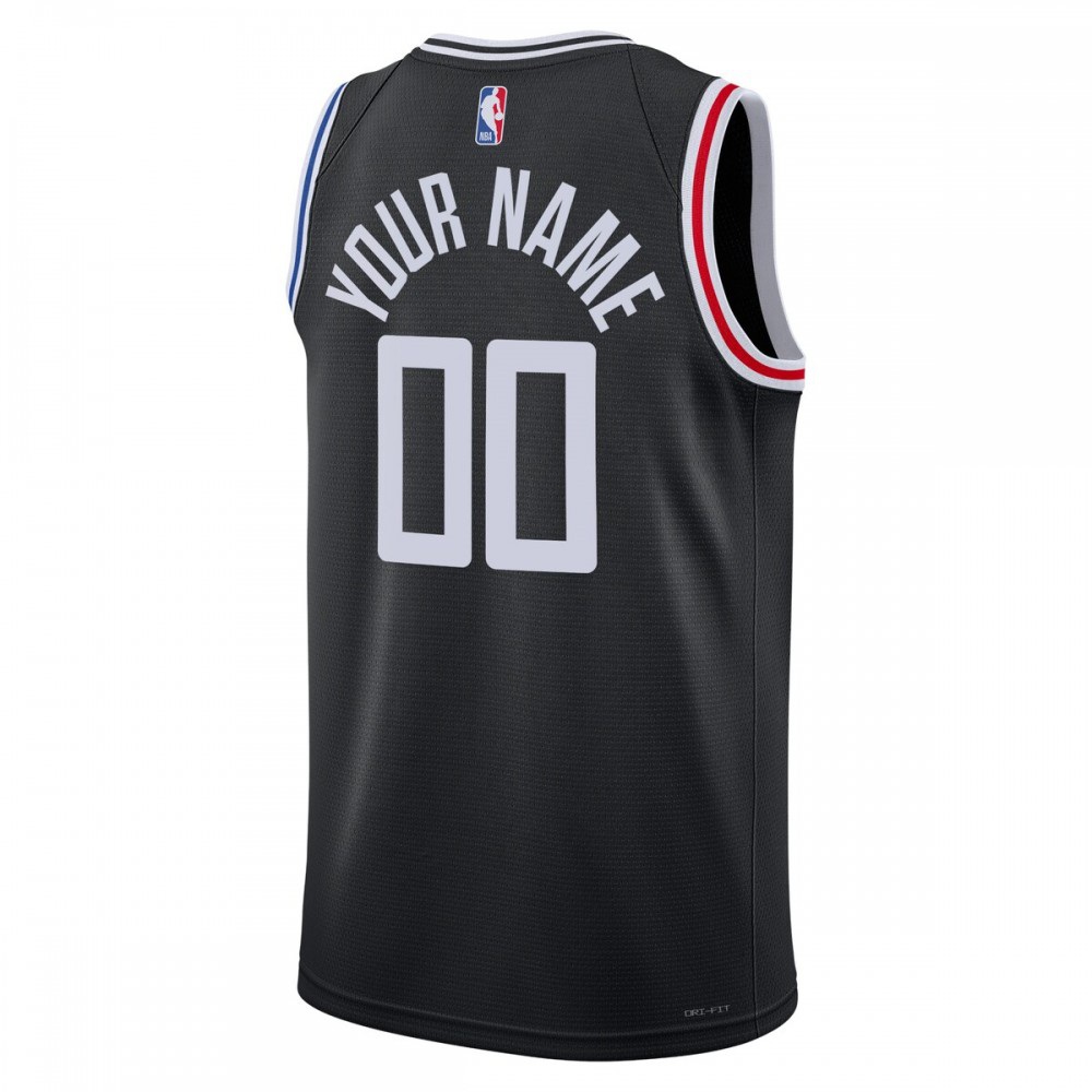 LA Clippers Unisex 2022/23 Swingman Custom Jersey - City Edition - Black-Pro Kit Vault | Brand New 26/27 Sports Jerseys